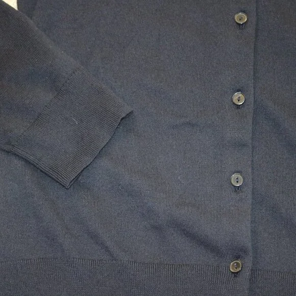 Ann Taylor Factory Midnight Blue Cardigan - Picture 2 of 4